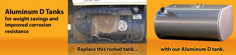 Aluminum D Tank masthead graphic